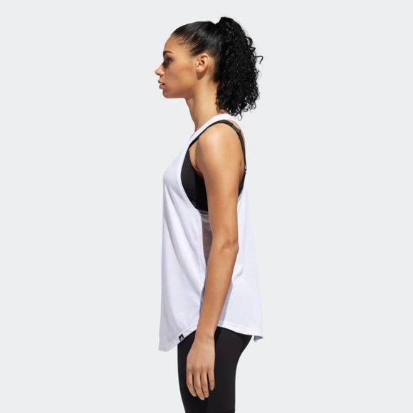 adidas Boss Script Tank Top - Picture 3 of 8